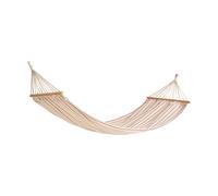 HAY - Outdoor Market Hammock, Beige With Red Stripe - Beige
