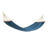 HAY - Outdoor Market Hammock, Blue With Beige Stripe - Blue
