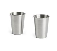 HAY Outdoor Market mug Stainless steel, 350 ml, 2-pack
