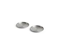 HAY - Outdoor Market Steel Plate Set of 2 Small - Silver