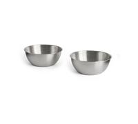HAY Outdoor Market serving bowl Stainless steel, 700 ml, 2-pack