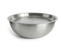 HAY - Outdoor Market Steel Bowl With Lid Large - Silver