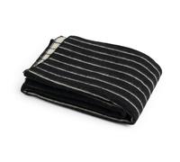 HAY - Outdoor Market Throw 130x180 cm, Black With Beige Stripe - Black