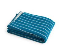 HAY - Outdoor Market Throw 130x180 cm, Blue With Beige Stripe - Blue