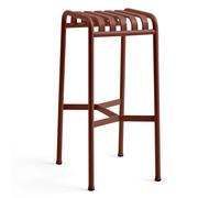 HAY Palissade bar stool Iron red