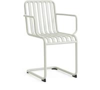 HAY - Palissade Cantilever Armchair, Sky grey powder coated steel - Grey