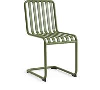 HAY - Palissade Cantilever Chair, Olive powder coated steel - Green