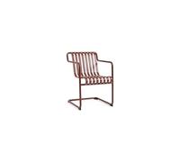 HAY Palissade Cantilever Dining Chair With Armrests Iron Red