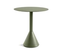 HAY Palissade Cone round coffee table Olive, ø70