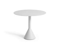 HAY Palissade Cone round coffee table Sky grey, Ø90 cm