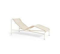 HAY Palissade Cord Chaise Logue Cream White