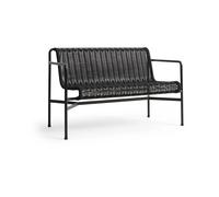 HAY Palissade Cord Dining bench with armrests Anthracite