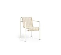 HAY Palissade Cord Dining Chair With Armrests Cream White