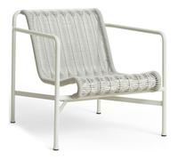 HAY - Palissade Cord Lounge Chair Low, Sky Grey - Sky Grey