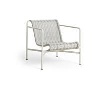 HAY - Palissade Cord Lounge Chair Low, Sky Grey - Sky Grey