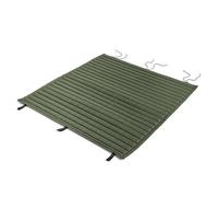 HAY - Palissade Cushion Quilted Dining Bench Without Armrest , Olive - Olive