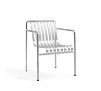 HAY Palissade Dining Chair with Armrests Hot-Dip Galvanized Steel
