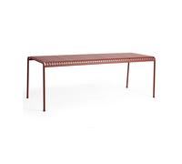 HAY Palissade dining table 220x90 cm Iron red