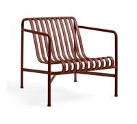 HAY - Palissade Lounge Chair Low, Iron Red - Iron Red