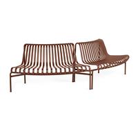HAY - Palissade Park Bench Starter Set Out/Out, Iron Red - Iron Red