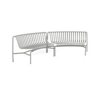 HAY Palissade Park Dining Bench In/In Beginner Set of 2 Sky Gray