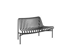 HAY Palissade Park Dining Bench Out 1 Piece incl. Assembly Kit Not Freestanding Anthracite