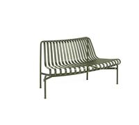 HAY Palissade Park Dining Bench Out 1 Piece incl. Assembly Kit Not Freestanding Olive