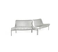 HAY Palissade Park Dining Bench Out/Out Beginner Set of 2 Sky Gray