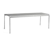 HAY - Palissade Table 90x220 cm 4 Legs, Hot galvanised steel - Silver
