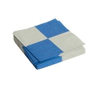 HAY Pattern Dinner Check napkin 40x40 cm 20-pack Grey-blue L