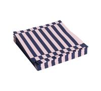 HAY Pattern Dinner Stripe napkin 40x40 cm 20-pack Light pink-dark blue pillar
