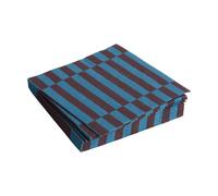 HAY Pattern Lunch Stripe napkin 33x33 cm 20-pack Anthracite-bordeaux pillar