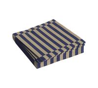 HAY Pattern Lunch Stripe napkin 33x33 cm 20-pack Dark blue-dark sand pillar