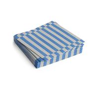 HAY Pattern Lunch Stripe napkin 33x33 cm 20-pack Grey-blue pillar
