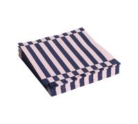 HAY Pattern Lunch Stripe napkin 33x33 cm 20-pack Light pink-dark blue pillar