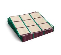 HAY - Pattern Napkins 33x33 cm, Green / Off-white / Silver - Green
