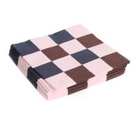 HAY - Pattern Napkins 40x40 cm, Black / Light Pink - Black