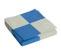 HAY - Pattern Napkins 40x40 cm, Grey / Blue - Grey