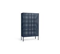 HAY Perforated Cabinet Large Steel Blue