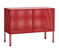 HAY Perforated Cabinet Small Wine Red