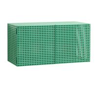 HAY Perforated Wall Cabinet Small Soft Jade
