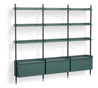 HAY - Pier System 133 3 columns, PS Blue / Black - Blue