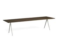 HAY - Pyramid 02 Dining Table 85x300 cm, Beige / Smoked Oak - Beige