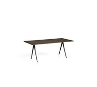 HAY Pyramid 02 Dining Table Black/ Smoked Oak