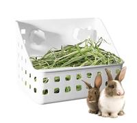 Hay Rack - Râbbit Feeder | Guinea Pig Hays Feeder Large Capacity | PP Grass Rack Feeding Box Cage Accessory, Minimizes Waste, Indoor Outdoor, For Bunnies Hamsters Chinchillas Ferrets Small Animals