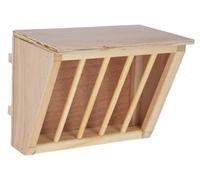 Hay Rack with Wooden Seat, 25 x 17 x 20 cm