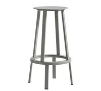 HAY - Revolver Bar Stool L, Sky Grey - Grey