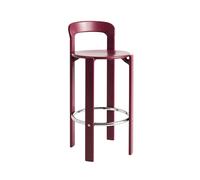 HAY Rey Bar Stool H75 Grape Red
