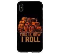 Hay Season Farming This Is How I Roll Funny Tractor Farmer Case for iPhone XS Max