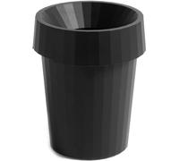 Unverwechselbar: Shade Bin Papierkorb von Hay Wer einen Papierkorb sucht, der sich von den klassischen Körben abhebt und den Raum auch optisch aufwerte t, ist mit dem Shade Bin Papierkorb von Hay gut beraten. Der ästhetische Designpapierkorb sorgt mit seinen klaren Linien und seiner unverwechselbaren Silhouette für eine elegante Müllentsorgung. Der Papierkorb von Designer Thomas Bentzen verfügt zudem über einen passenden Deckel und ist in verschiedenen Farben erhältlich. Material und Format Der Shade Bin ist 36,5 cm hoch bei einem Durchmesser von 30 cm. Er besteht aus recyceltem Polypropylen und ist in schwarz, weiß und grau erhältlich. Hinweis: Dieser Artikel ist ein Einzelstück. Als Einzelstücke verkaufen wir ungebrauchte und neuwertige Artikel, die KEINE Beschädigungen aufweisen. Das können zum Beispiel Auslaufmodelle, Restposten oder Retourenartikel sein. Da die Artikel zudem oft nur in begrenzter Stückzahl vorhanden sind, sind sie für den Zwischenverkauf vorbehalten. Einzelstücke sind wie alle Designerschnäppchen vom Umtausch ausgeschlossen.